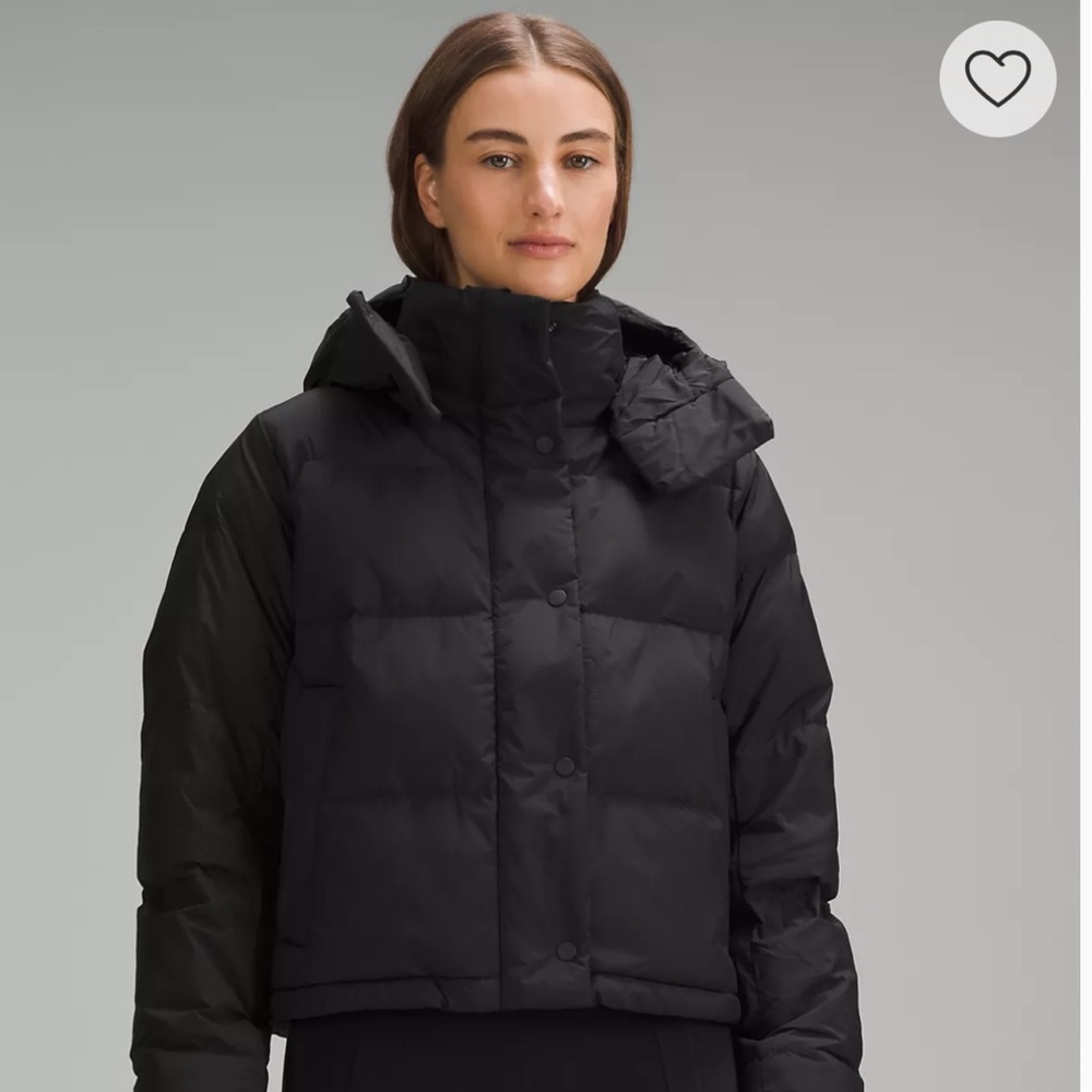 lululemon wunder puff 600-down-full cropped jacket